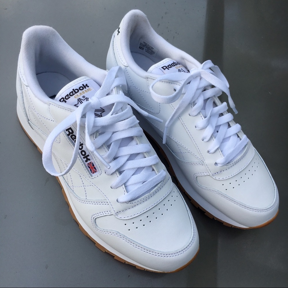 White Reebok Classics